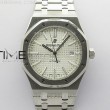 royaloak41mm15400sszf11besteditionsilvertextureddialonssbraceletsa3120superclone1