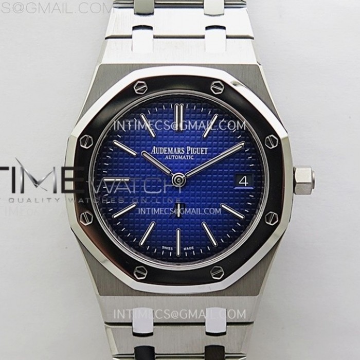 royaloak15202ip39mmtitaniumzf11besteditionbluetextureddialonssbraceleta2121v21