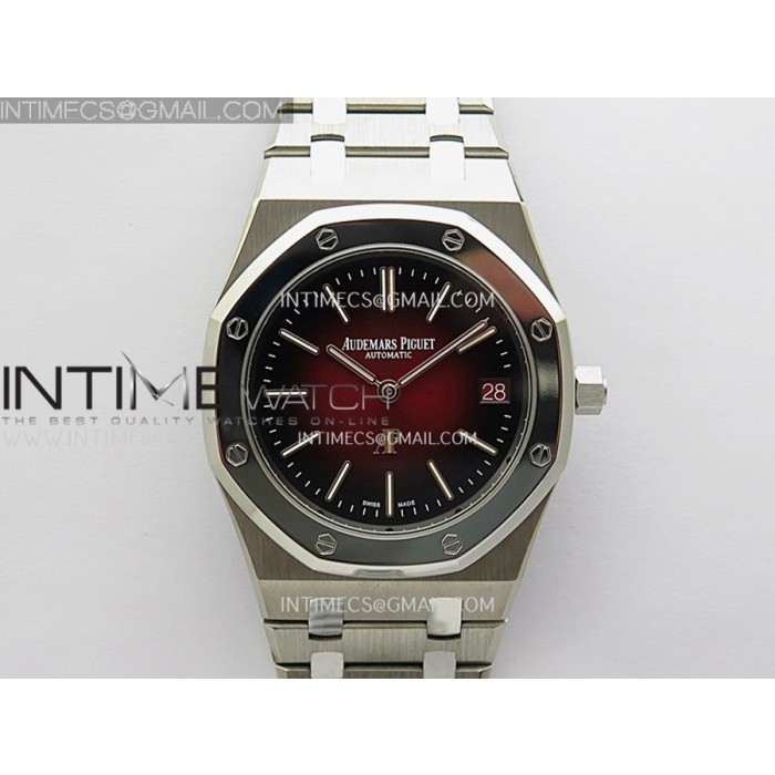 [ZF] 오데마피게 로얄오크 16202 티타늄 레드다이얼 스틸브레이슬릿 Royal Oak 39mm Titanium 16202XT