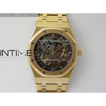 [ZF] 오데마피게 로얄오크 16204 오픈워크 로즈골드 스켈레톤다이얼 스틸브레이슬릿 Royal Oak Openworked 16204