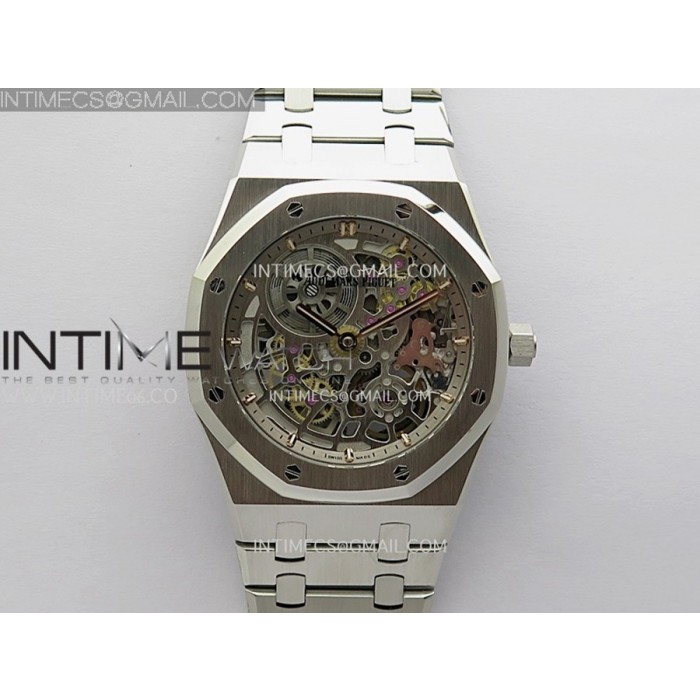 [ZF] 오데마피게 로얄오크 16204 오픈워크 스켈레톤다이얼 스틸브레이슬릿 Royal Oak Openworked 16204