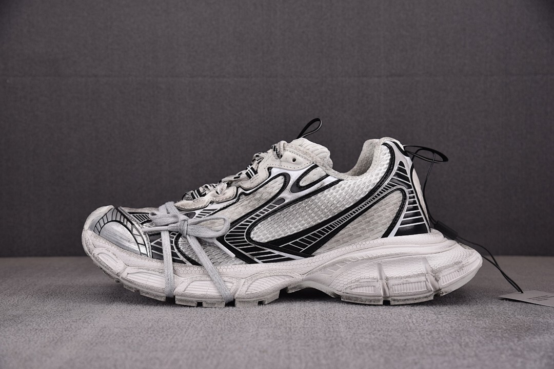 [ZH] 발렌시아가 3XL 스니커즈 화이트 앤 블랙 (남여공용)