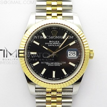 [VSF] 롤렉스 데이저스트 41미리 콤비 블랙다이얼 쥬빌레브레이슬릿 DateJust 41 126333