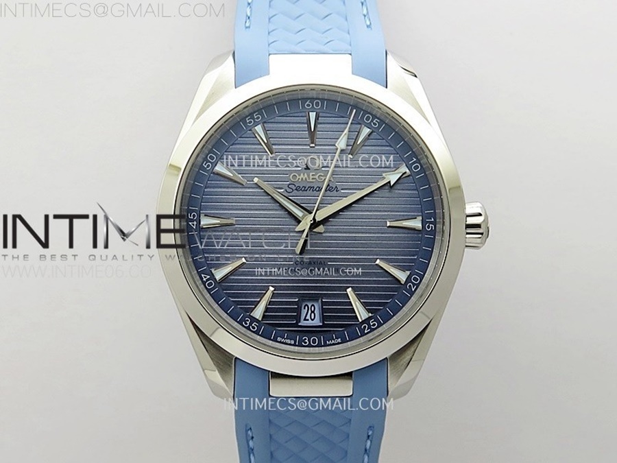 [VSF] 오메가 씨마스터 아쿠아테라 41미리 썸머블루다이얼 블루러버스트랩 Aqua Terra 41mm 