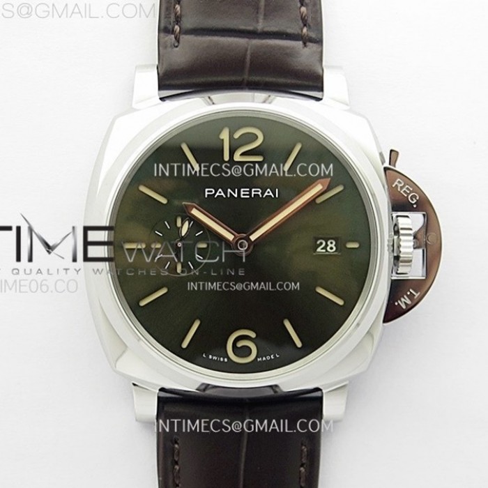 pam1329yssvsf11besteditiongreensundialonblackleatherstrapasianp9001
