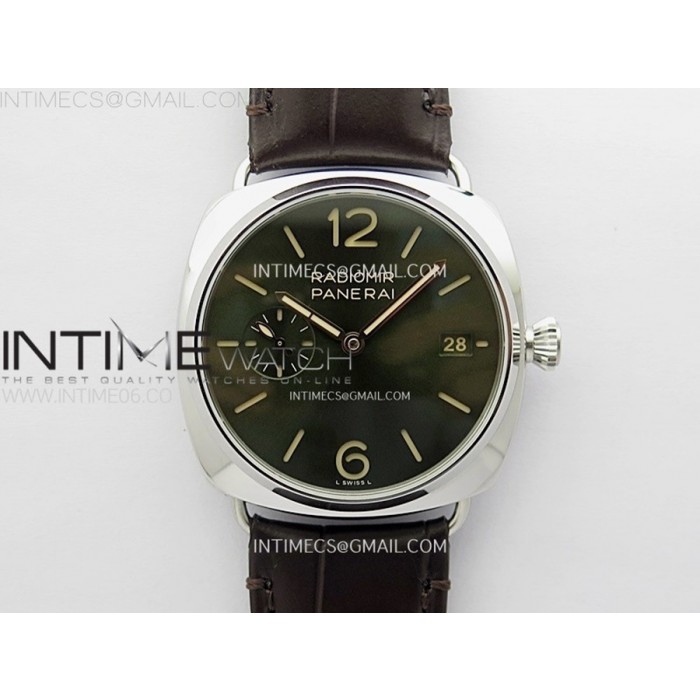 [VSF] 파네라이 라디오미르 PAM1386 40미리 그린다이얼 브라운가죽스트랩 PAM1386 Radiomir 40mm