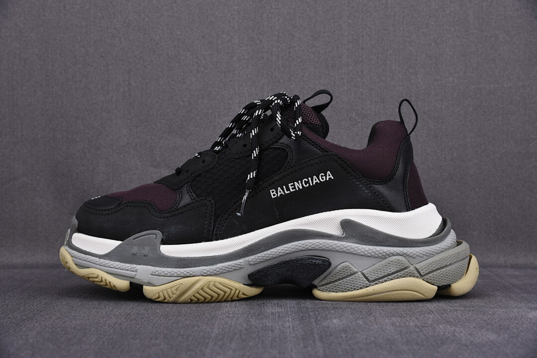 [ZH] 발렌시아가 트리플S 스니커즈 버건디 (남여공용)