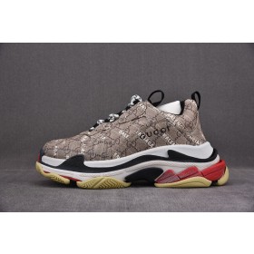 [ZH] 구찌 x 발렌시아가 트리플S 스니커즈 블랙 화이트 레드 (남여공용)