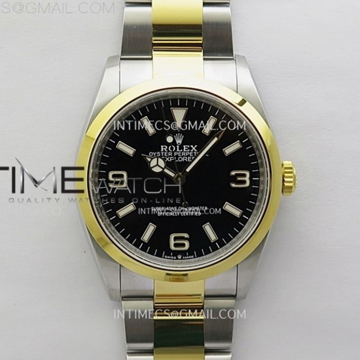 explorer12427336mm904lssygvsf11besteditionblackdialonssygbraceletvs32301