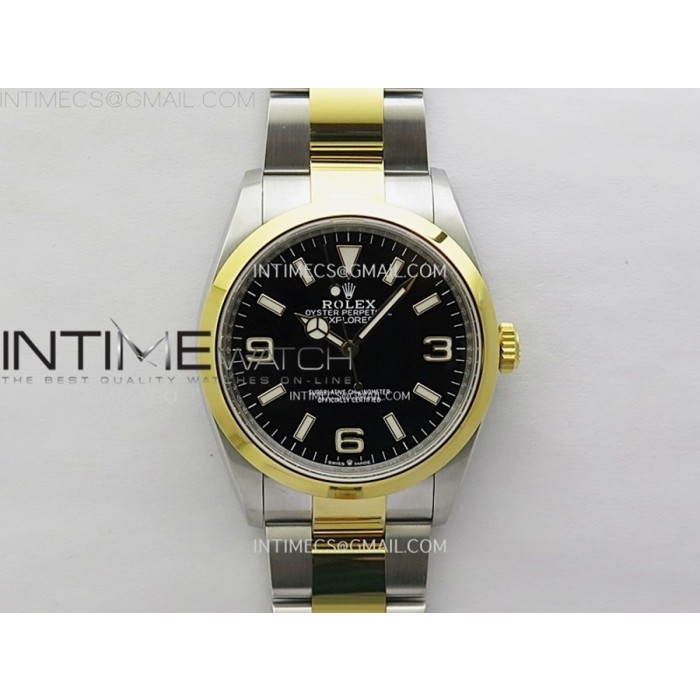 [VSF] 롤렉스 익스플로러36 옐로우골드콤비 블랙다이얼 스틸브레이슬릿