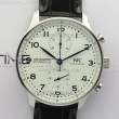 portugieserchronographedition150yearsiw371602zf11besteditionwhitedialonblackleatherstrapa7750slimmovement1