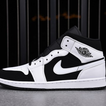 [CJ] 조던1 미드 턱시도 흰검 (남여공용)