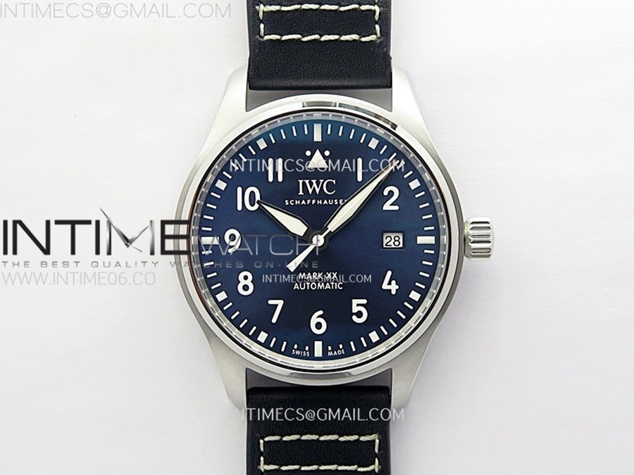 [ZF] IWC 파일럿 마크20 IW328203 블루다이얼 다크블루가죽스트랩 A32111
