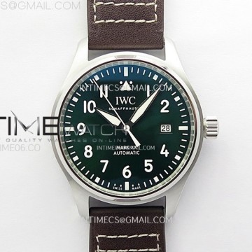 [ZF] IWC 파일럿 마크20 IW328205 그린다이얼 브라운가죽스트랩 A32111