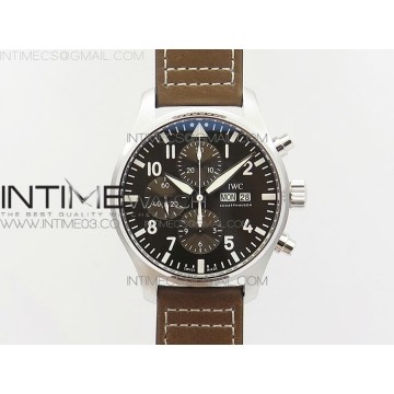 [ZF] IWC 파일럿 크로노 IW377713 브라운다이얼 브라운가죽스트랩 A7750