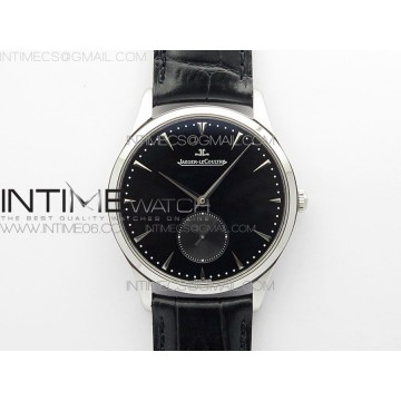 [ZF] 예거 마스터 울트라신 스몰 세컨드 블랙다이얼 블랙가죽스트랩 A896