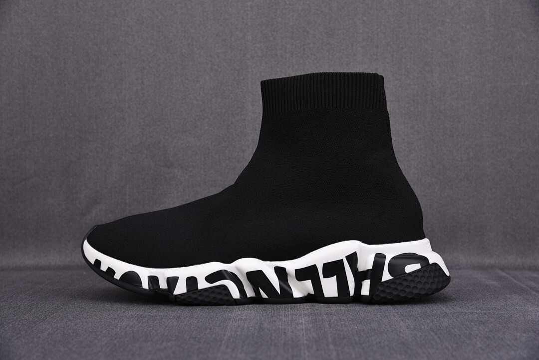 [ZH] 발렌시아가 스피드 러너 그래피티 블랙 화이트 (남여공용)