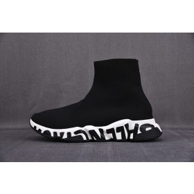 [ZH] 발렌시아가 스피드 러너 그래피티 블랙 화이트 (남여공용)