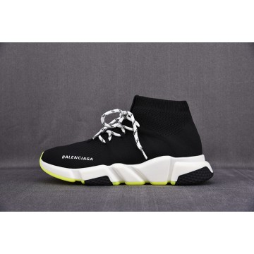 [ZH] 발렌시아가 스피드 러너 레이스업 블랙 네온 옐로우 (남여공용)
