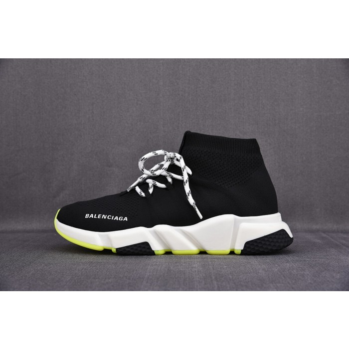 [ZH] 발렌시아가 스피드 러너 레이스업 블랙 네온 옐로우 (남여공용)