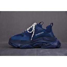 [ZH] 발렌시아가 트리플S 스니커즈 클리어솔 네이비 (남여공용)