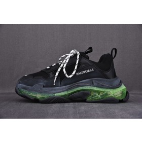 [ZH] 발렌시아가 트리플S 스니커즈 클리어솔 플루오 옐로우 (남여공용)