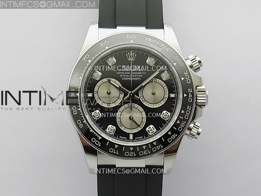 [VSF] 롤렉스 126519 2023데이토나 텅스텐(Cu-W) 블랙/실버8P다이얼 블랙러버스트랩 DD4131