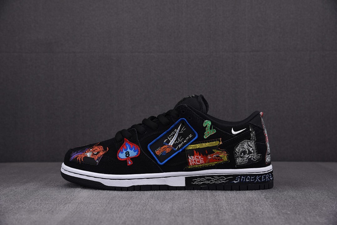 [S2] 넥페이스 x 나이키SB 덩크 로우 프로 블랙 (남여공용)