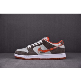 [S2] 크러쉬드 스케이트 샵 x 나이키SB 덩크 로우 QS 올리브 그레이 (남여공용)