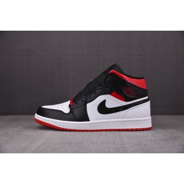 [CJ] 조던1 미드 화이트 짐 레드 (남성용)