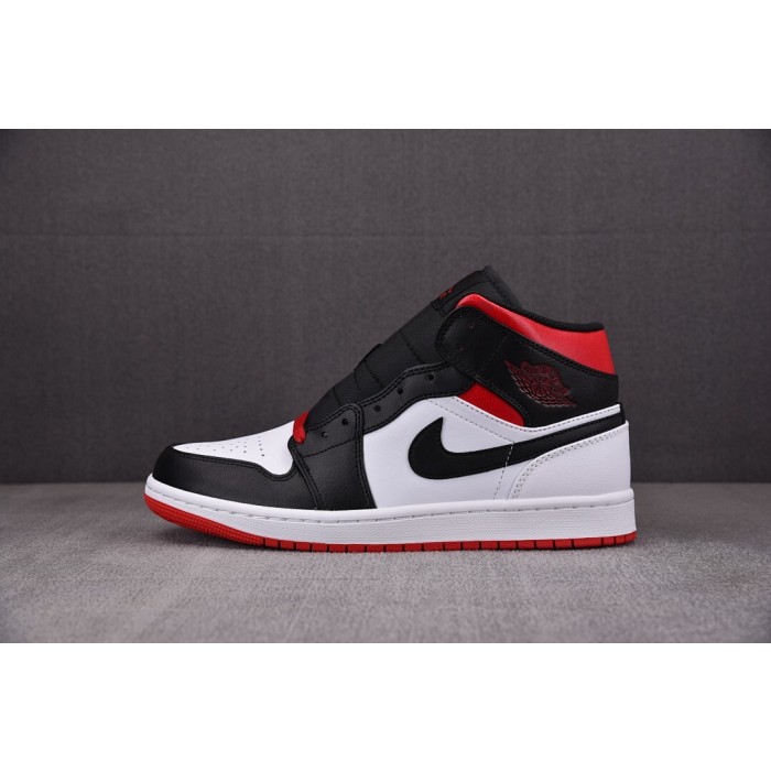 [CJ] 조던1 미드 화이트 짐 레드 (남성용)