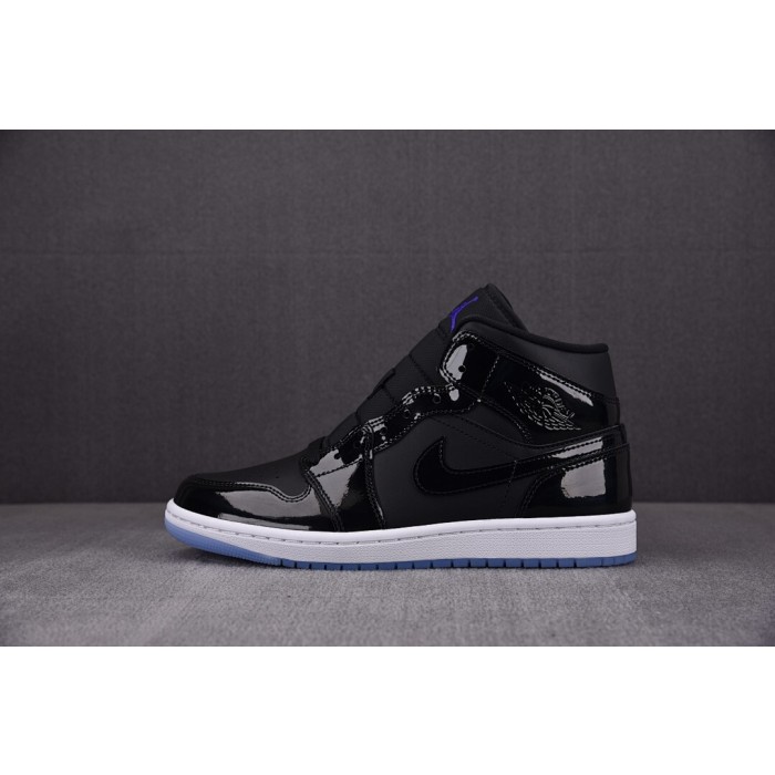 [CJ] 조던1 미드 SE 블랙 다크 콩코드 (남성용)