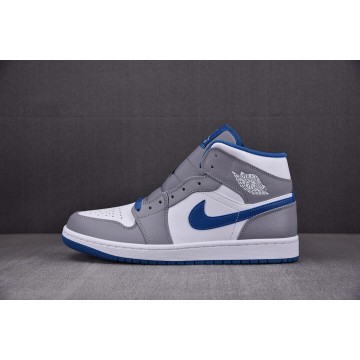 [CJ] 조던1 미드 시멘트 그레이 트루 블루 (남여공용)