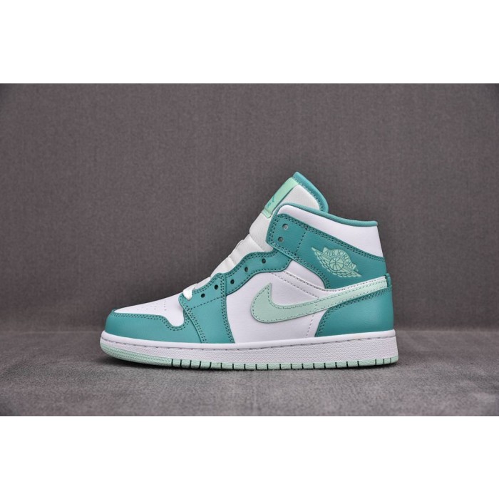 [CJ] 조던1 미드 우먼스 워시드 틸 민트 폼 (남여공용)