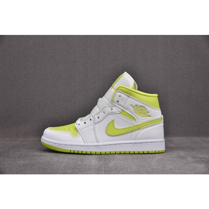 [CJ] 조던1 미드 화이트 아토믹 그린 (여성용)