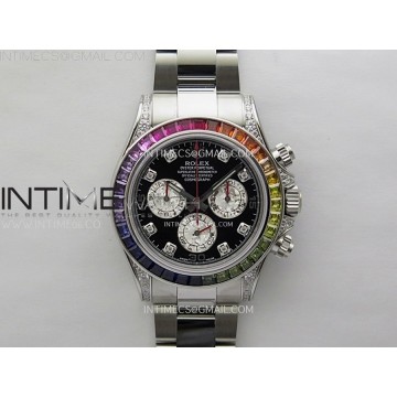 [ZF] 롤렉스 116599RBOW 데이토나 레인보우 블랙8P다이얼 스틸브레이슬릿 SH4130