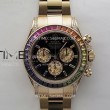 daytona116595rbowrainbowzf11besteditionblackdiamonddialonrgbraceletsh41301
