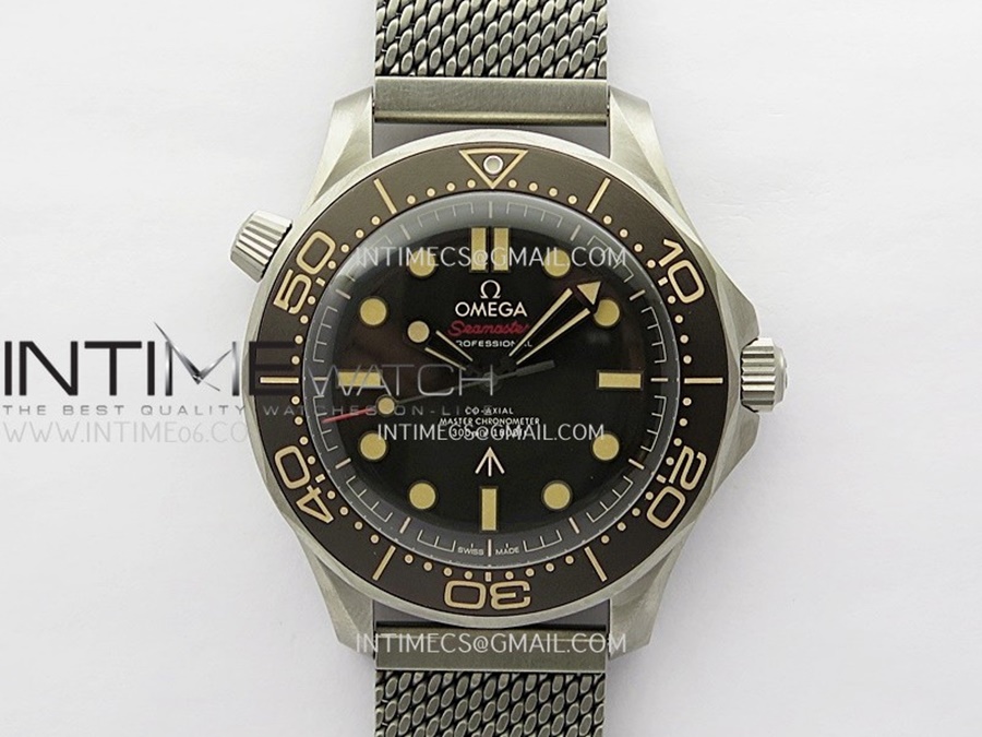 [VSF] 오메가 V7 씨마스터300 노타임투다이 NTTD 블랙다이얼 타타늄메쉬브레이슬릿 SA8806