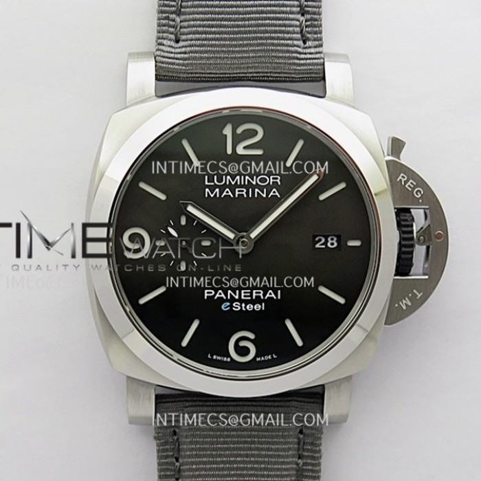 pam135844mmvsf11besteditionblackdialongraynylonstrapp9010superclone1