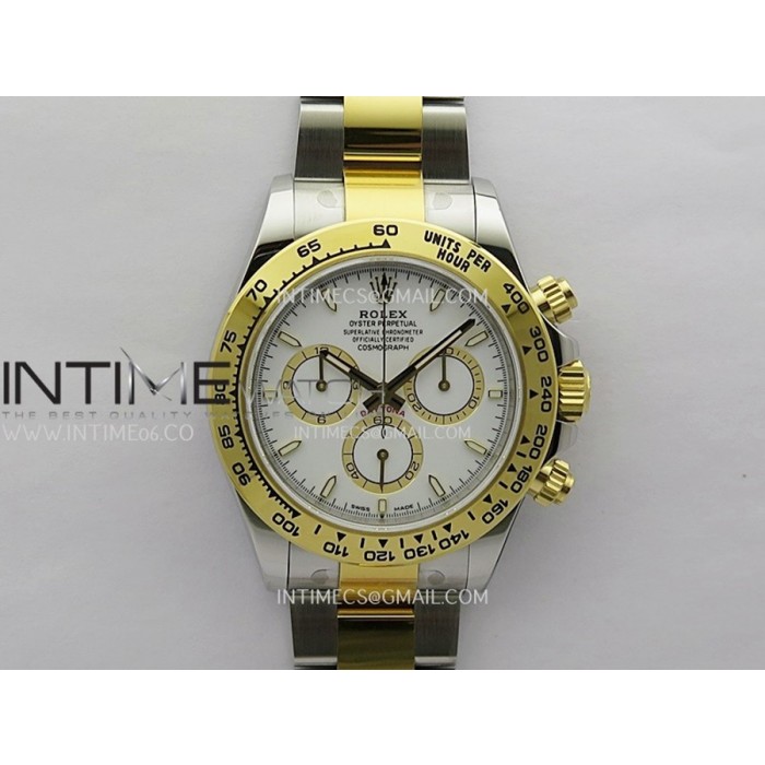 [VSF] 롤렉스 126503 2023데이토나 텅스텐(Cu-W) 엘로우골드콤비 화이트다이얼 스틸브레이슬릿 DD4131