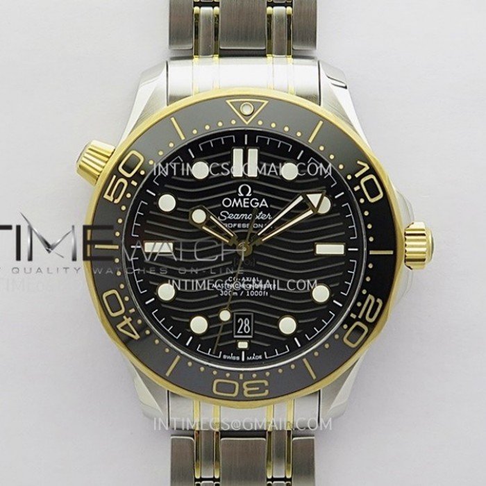 seamasterdiver300mblackceramicbezelssygv4vsf11besteditionblackdialonssygbraceletsupercloneasian88001