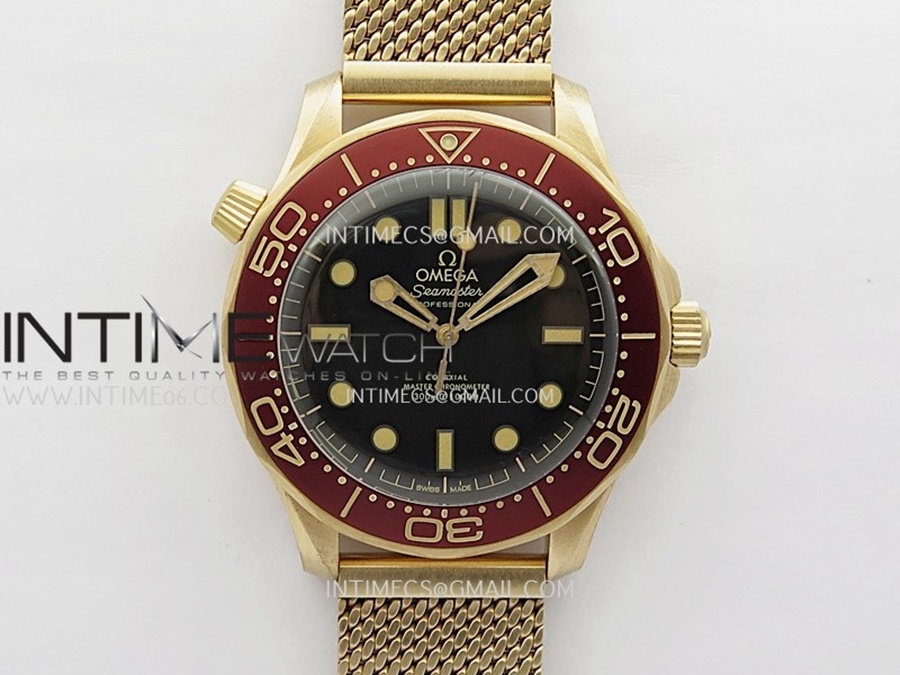 [VSF] 오메가 V4 씨마스터300M 다이버 브론조골드 블랙다이얼 쉬스틸브레이슬릿