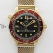 seamaster300mnotimetodiebronzegoldvsf11besteditionblackdialonbronzegoldmeshbraceletsa8806superclone1