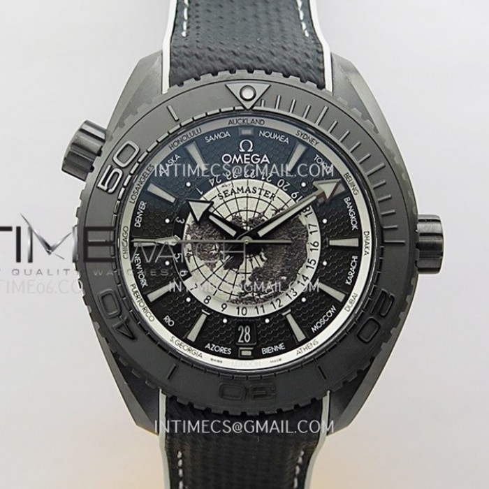 planetocean455mmgmtworldtimerrealceramicvsf11besteditionblackgraydialonblackrubberstrapsuperclone89381