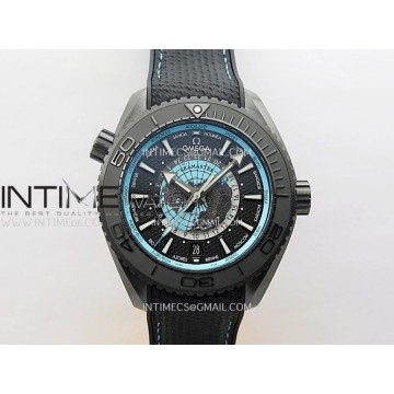 [VSF] 오메가 씨마스터 플래닛오션 GMT 월드타이머 45.5미리 블랙세라믹 블랙/블루다이얼 블랙러버스트랩 8938
