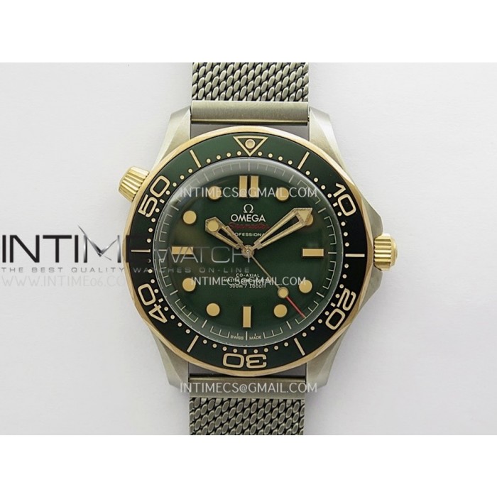 [VSF] 오메가 V4 씨마스터300 티타늄/브론조 그린다이얼 티타늄매쉬브레이슬릿
