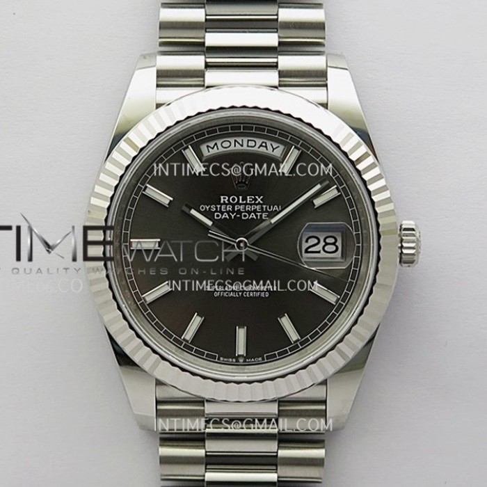 daydate22823940mm904lssvsf11besteditiongraydialstickmarkeronsspresidentbraceletdd32551