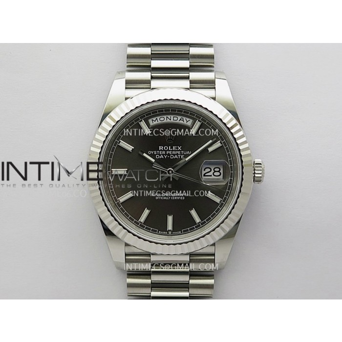 [VSF] 롤렉스 228239 데이데이트40 텅스텐(Cu-W) 그레이다이얼 스틸브레이슬릿 DD3255