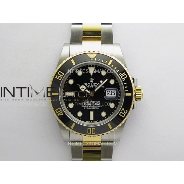 [VSF] 롤렉스 V2 126613 신형서브마리너 옐로우골드콤비 텅스텐(Cu-W) 블랙다이얼 스틸브레이슬릿 DD3235