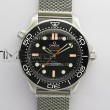 seamaster300mdiver42mmorangesecondhandssvsfbesteditionblackdialonmeshbraceletsuperclone88061